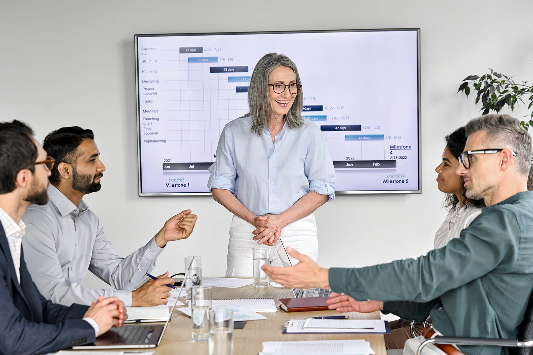 Sales Manager Pitching Growth Strategy